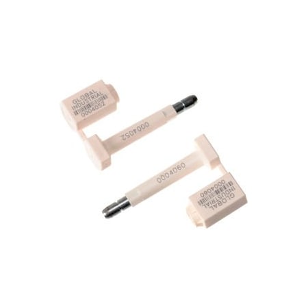 Cambridge Security Seals High Security Bolt Seal White 50/Pack BLT20350